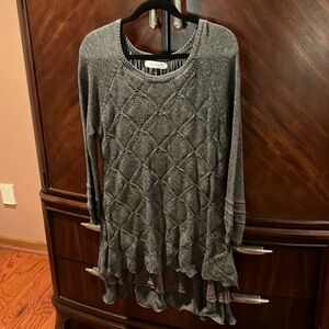 Gray Sweater tunic
